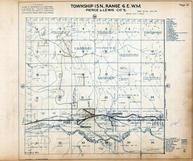 Page 035 - Township 15 N., Range 6 E., Ashford, Nisqually River, Railroad Creek, Reese Creek, Roundtop Mountain, Pierce County 1951